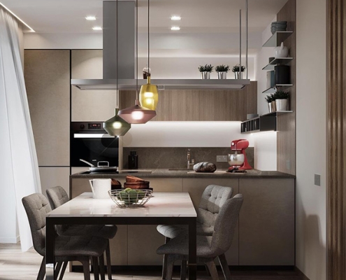 kouzin-livin-101 κουζίνα με νησίδα σε λάκα ακρυλικο ματ Έπιπλο Livin Θεσσαλονίκη epiplo-livin.gr