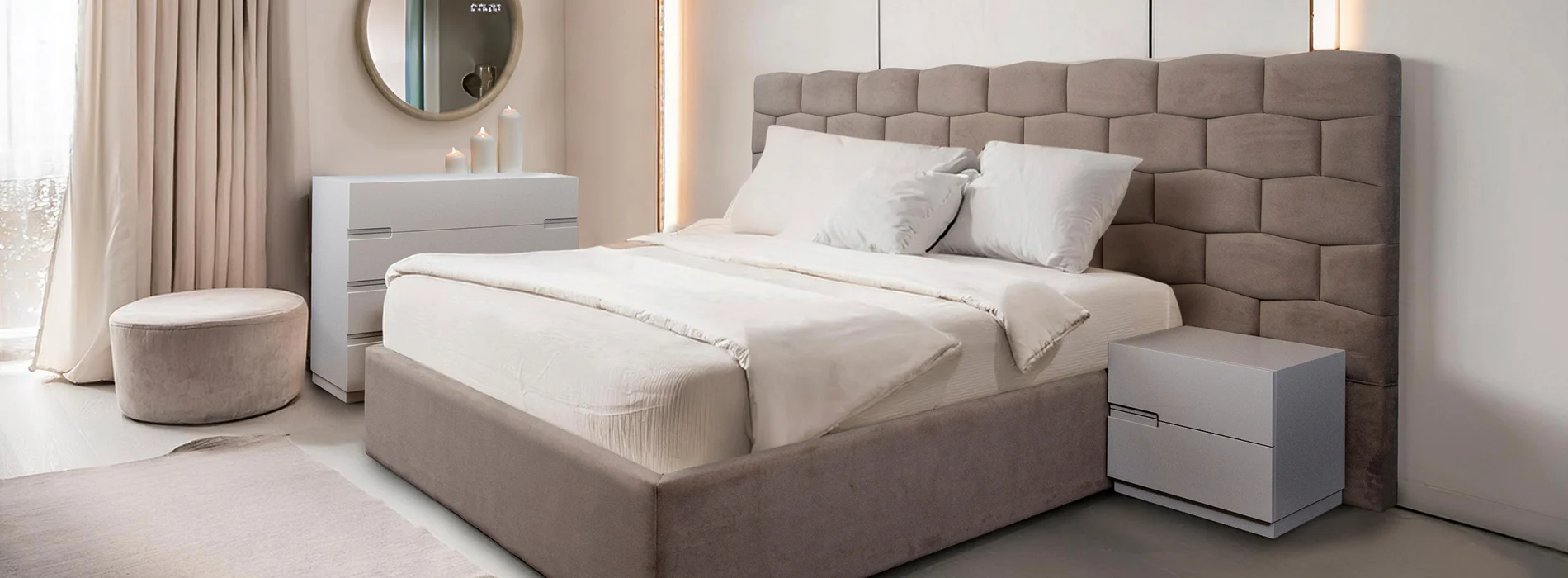 krevatokamara Έπιπλο Livin Θεσσαλονίκη Θεσσαλονίκη κρεβάτι με κομοδίνα και συρταριέρα και καθρεπτη epiplo-livin.gr