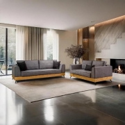 epiplo_livin με ξύλο γκρι BILBAO