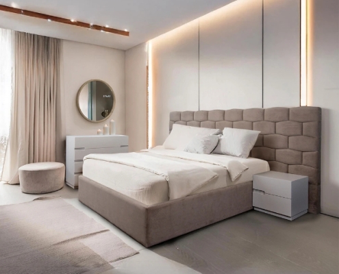 krevatokamara full-carina epiplo_livin κρεβατι υφασμάτινο θεσσαλονικη επιπλα κρεβατοκαμαρα