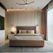 Melani υφασμάτινο κρεβάτι με κομοδίνα epiplo-livin.gr 2